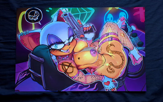 Motorcycle Rouge art print (uncensored) *new release*