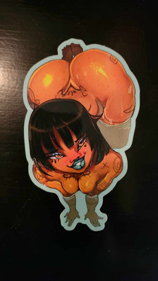Chel in the pool sticker