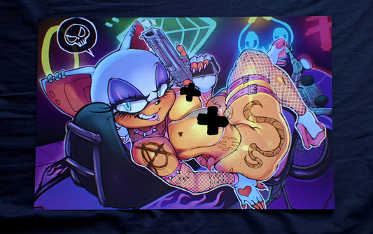 Motorcycle Rouge art print (uncensored) *new release*