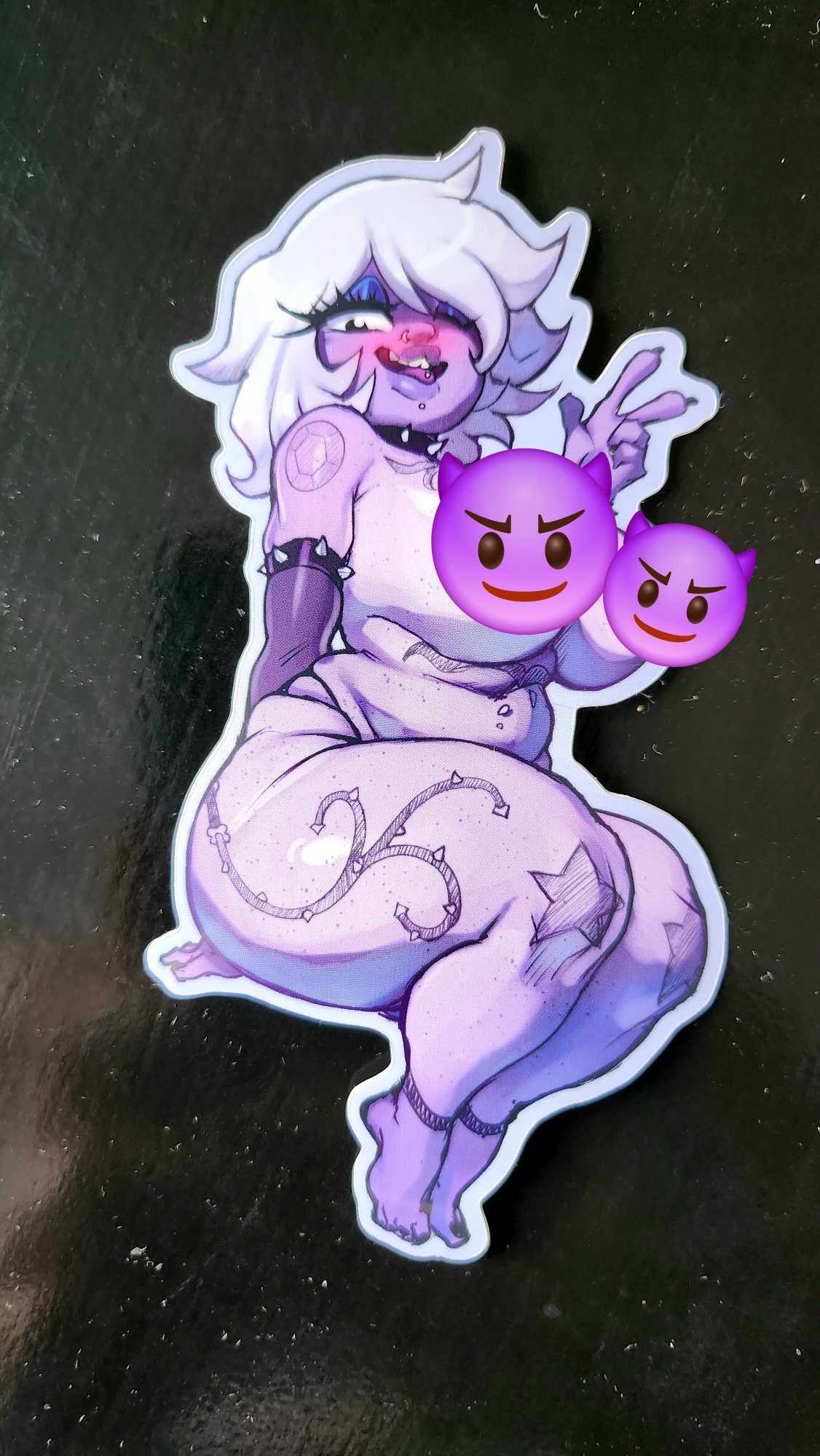 Amethyst sticker (pinup)