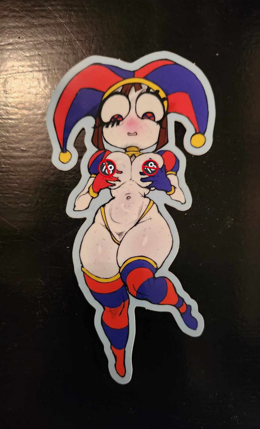 Pomni sticker 1 (pinup)